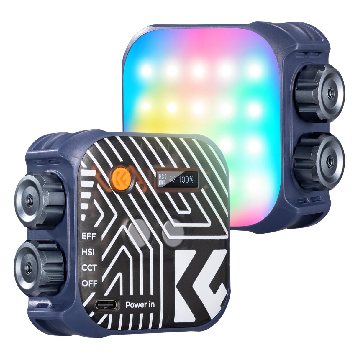 نور ثابت کی اند اف K&F Concept RGB Video Light SKU: KF34.036V2